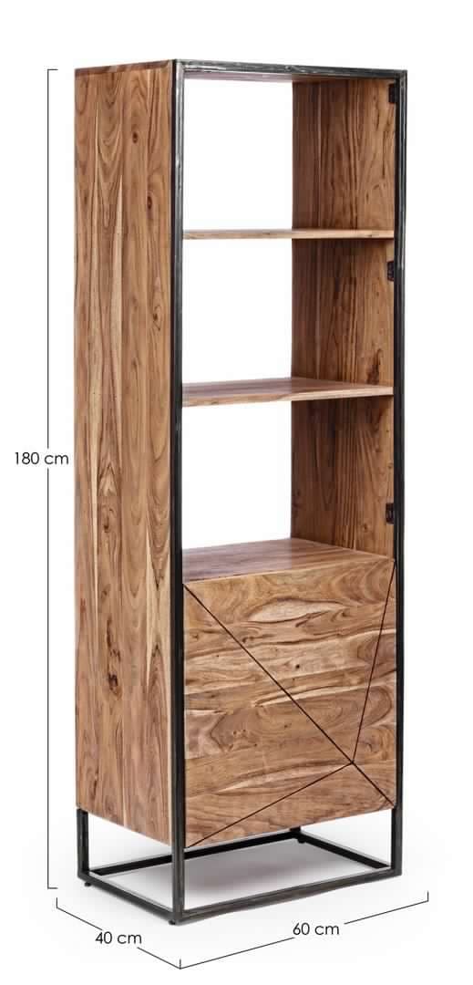 Libreria "Egon" porta oggetti, mobile per interno in Librerie Decor Space - Altamura, commercioVirtuoso.it