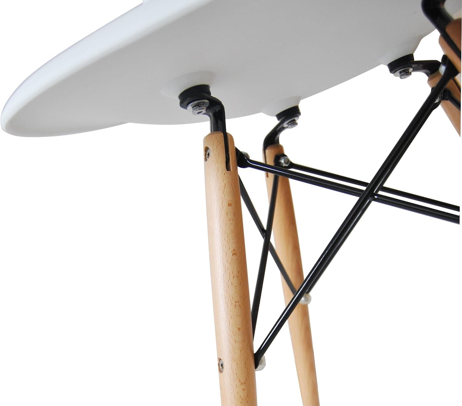 Sedia in Polipropilene Scandinavia con gambe in legno da interno in Sedie Decor Space - Altamura, commercioVirtuoso.it