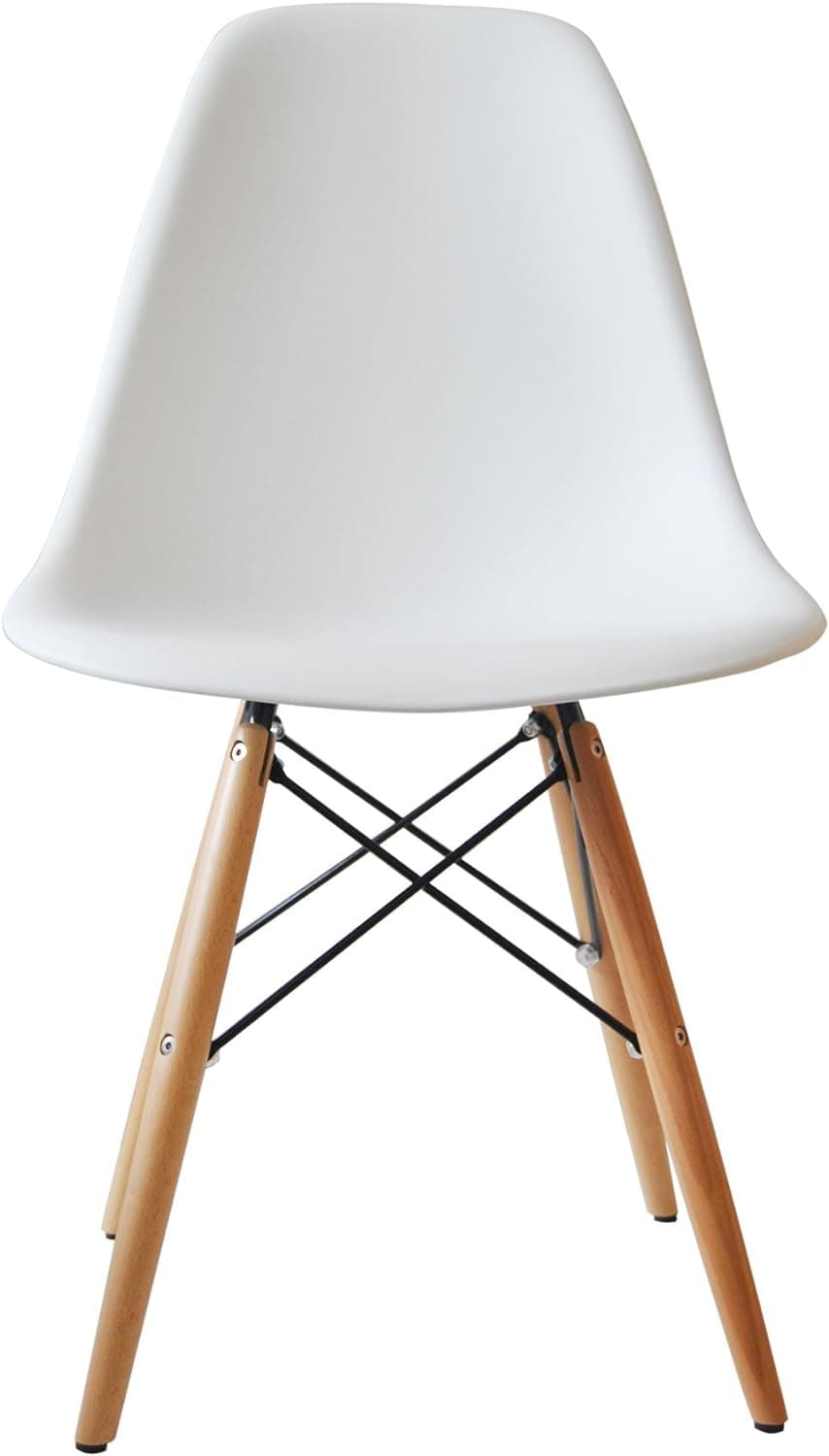 Sedia in Polipropilene Scandinavia con gambe in legno da interno in Sedie Decor Space - Altamura, commercioVirtuoso.it