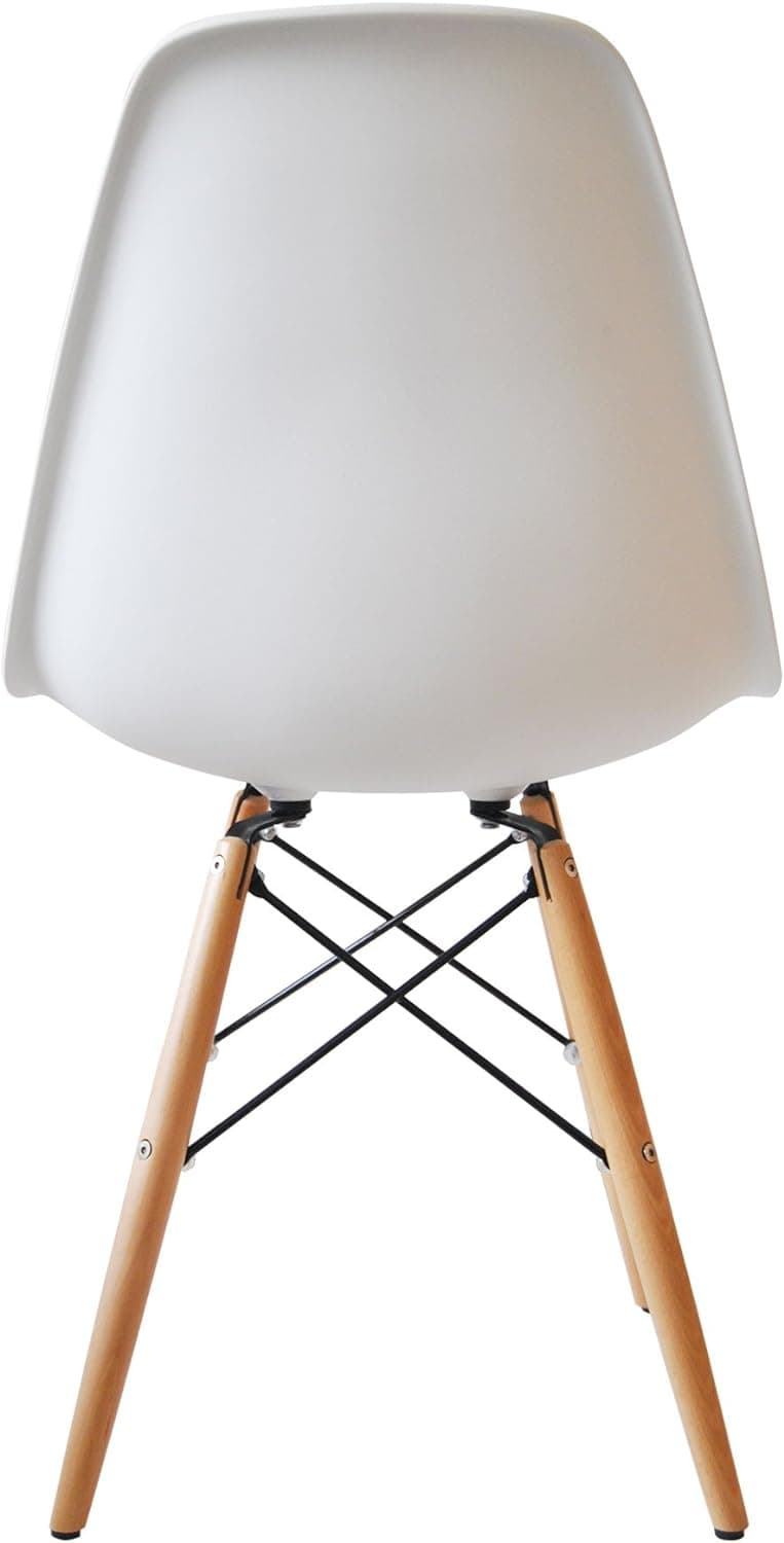 Sedia in Polipropilene Scandinavia con gambe in legno da interno in Sedie Decor Space - Altamura, commercioVirtuoso.it