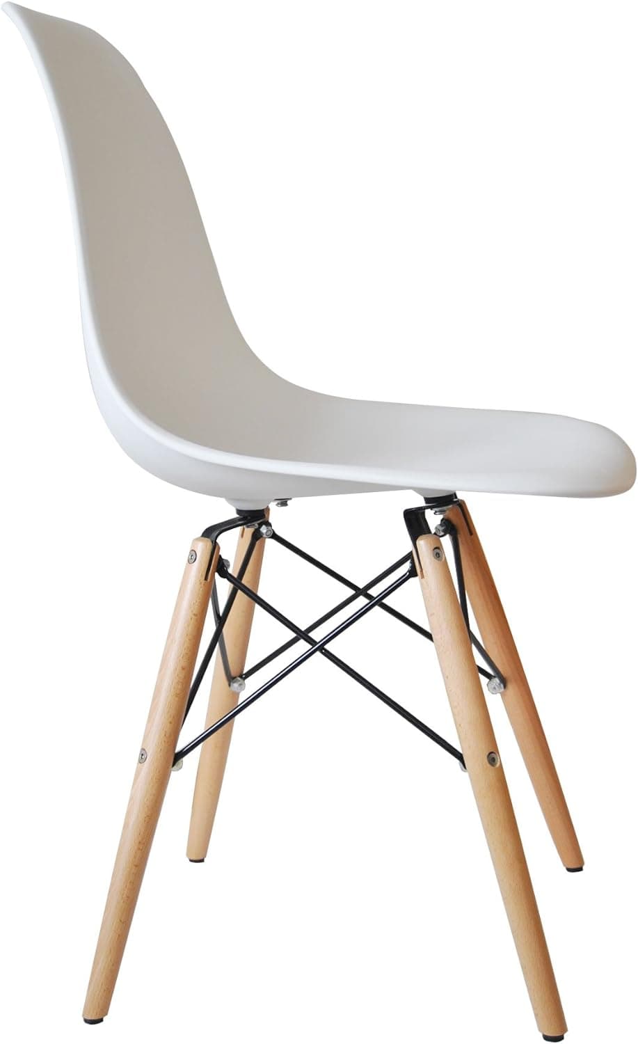 Sedia in Polipropilene Scandinavia con gambe in legno da interno in Sedie Decor Space - Altamura, commercioVirtuoso.it