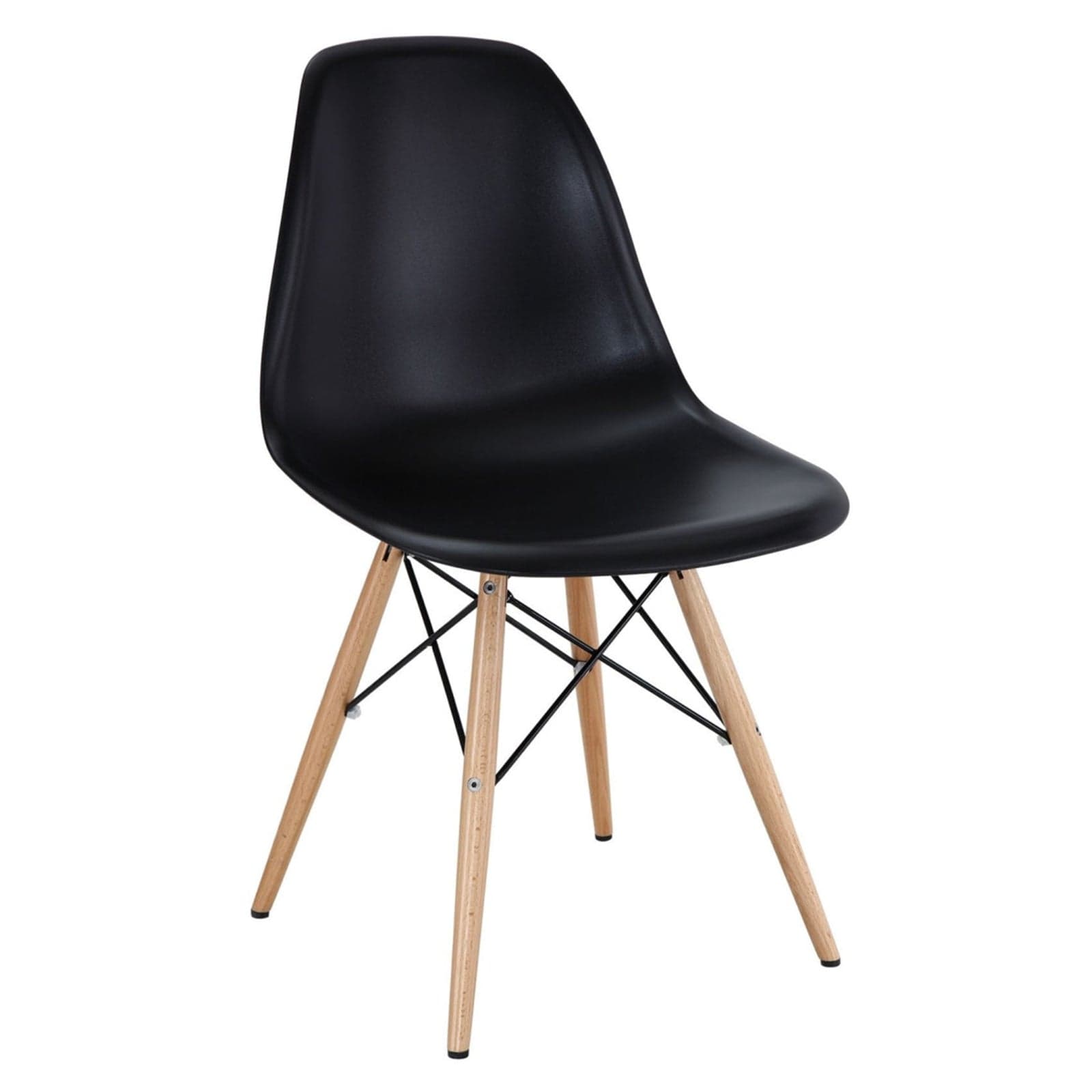 Sedia in Polipropilene Scandinavia con gambe in legno da interno in Sedie Decor Space - Altamura, commercioVirtuoso.it