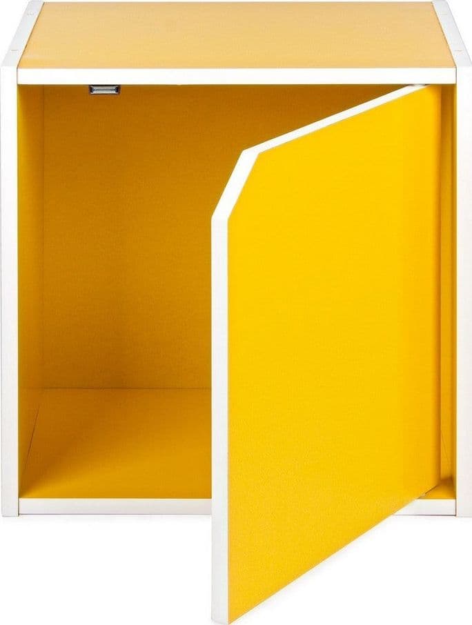 Cubo "Composite" porta oggetti, mobile per interno, 35 x 29,2 x 35 cm in Librerie Decor Space - Altamura, commercioVirtuoso.it
