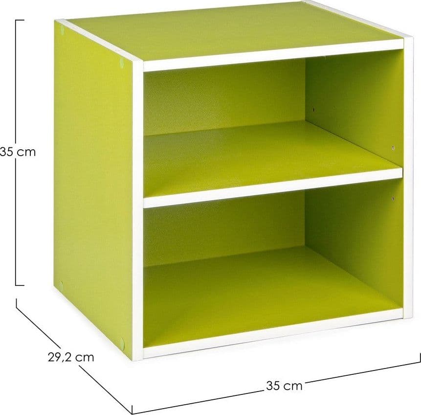Cubo "Composite" porta oggetti, mobile per interno, 35 x 29,2 x 35 cm in Librerie Decor Space - Altamura, commercioVirtuoso.it