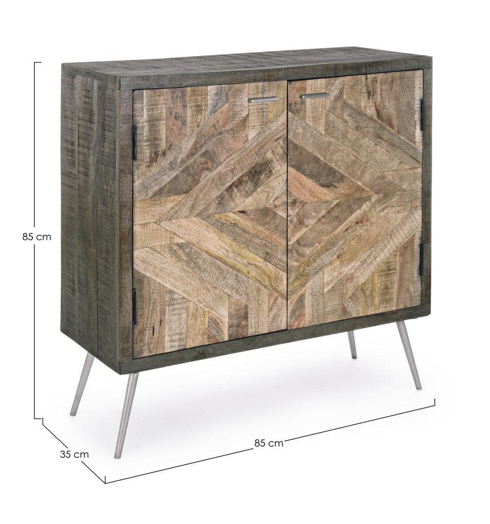Credenza "Norwood" con struttura in legno di mango, mobile in stile industriale in Credenze Decor Space - Altamura, commercioVirtuoso.it
