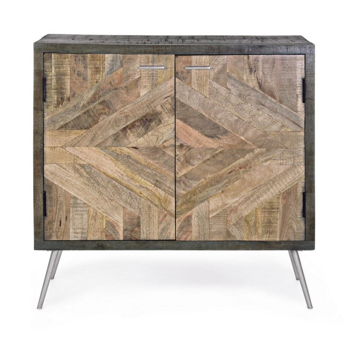 Credenza "Norwood" con struttura in legno di mango, mobile in stile industriale in Credenze Decor Space - Altamura, commercioVirtuoso.it