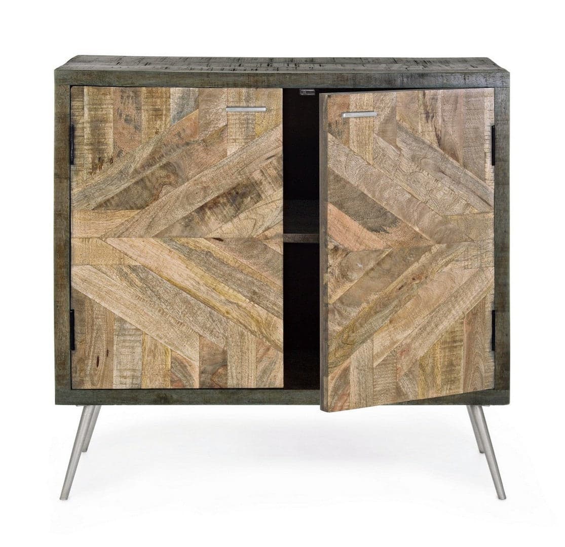 Credenza "Norwood" con struttura in legno di mango, mobile in stile industriale in Credenze Decor Space - Altamura, commercioVirtuoso.it