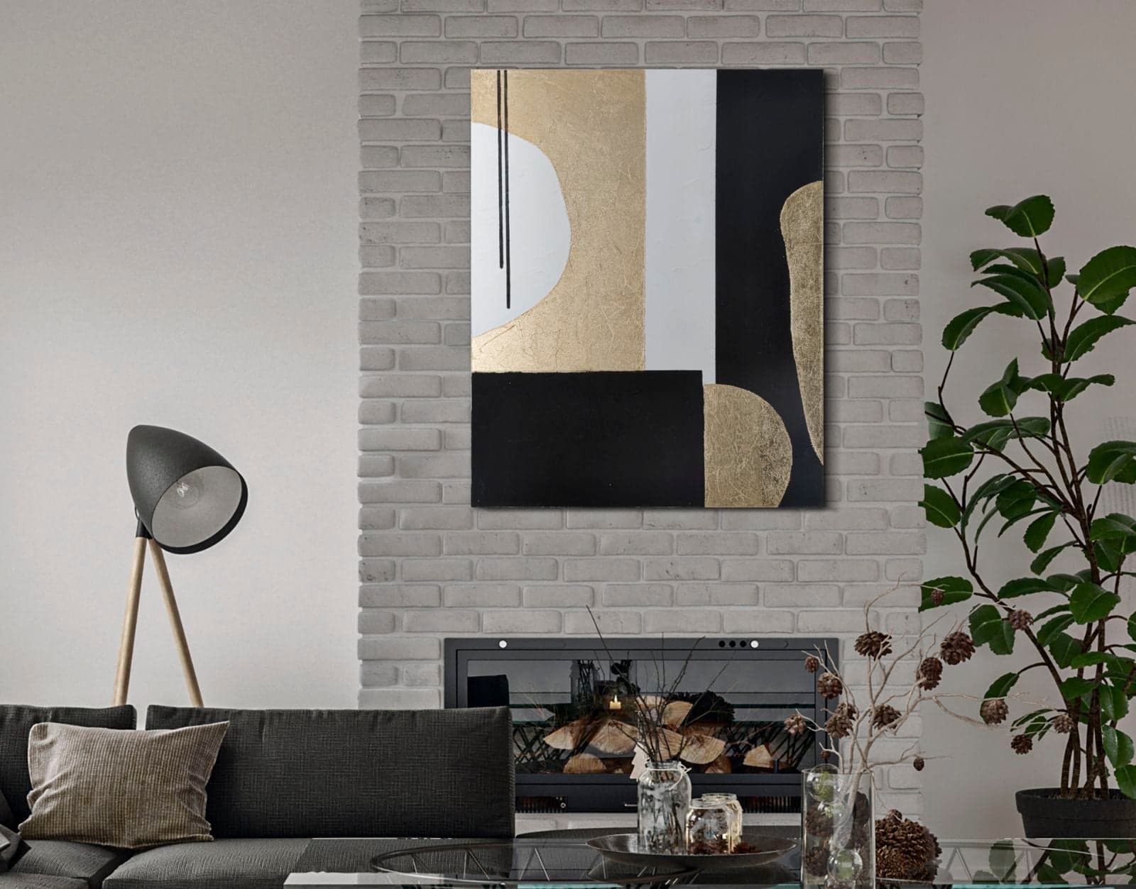 Dipinto su tela decorativo con telaio in legno per decorazioni ambienti in Poster e stampe Decor Space - Altamura, commercioVirtuoso.it
