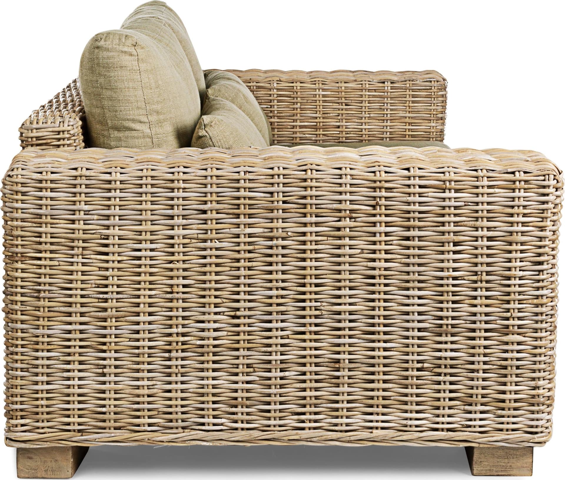 Divano in legno con cuscino "Leandro" in Set di mobili Decor Space - Altamura, commercioVirtuoso.it