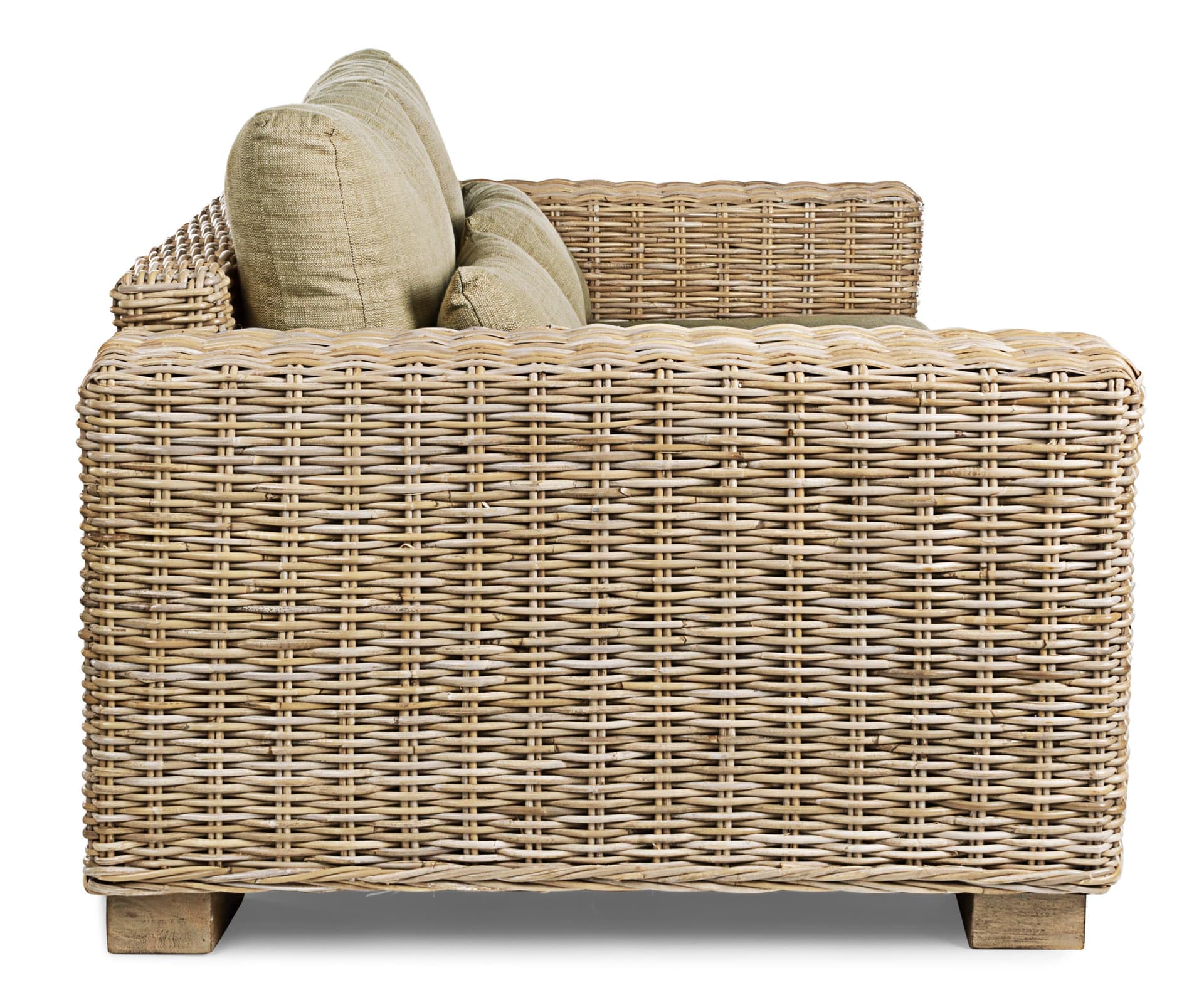 Divano in legno con cuscino "Leandro" in Set di mobili Decor Space - Altamura, commercioVirtuoso.it