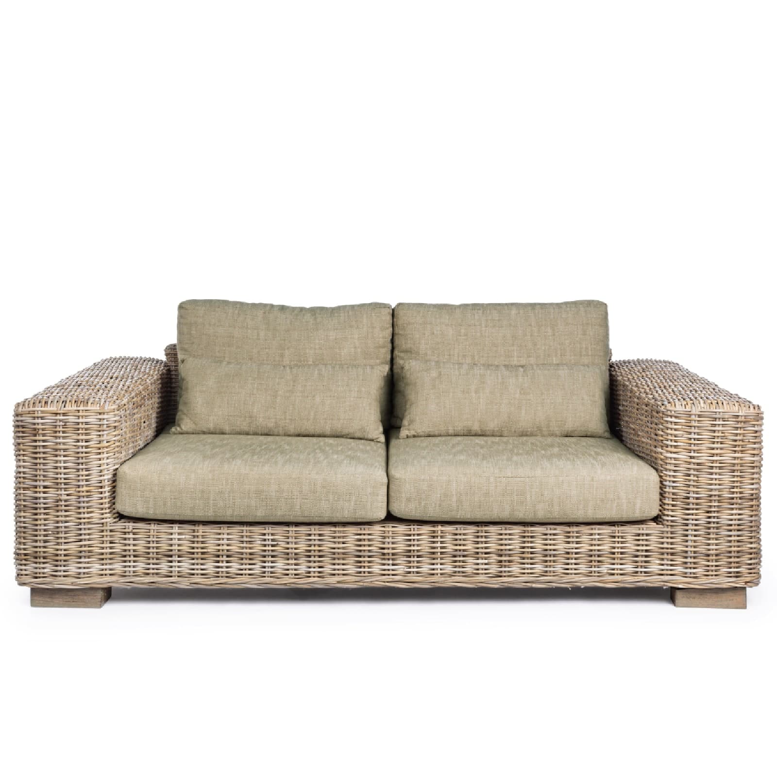 Divano in legno con cuscino "Leandro" in Set di mobili Decor Space - Altamura, commercioVirtuoso.it