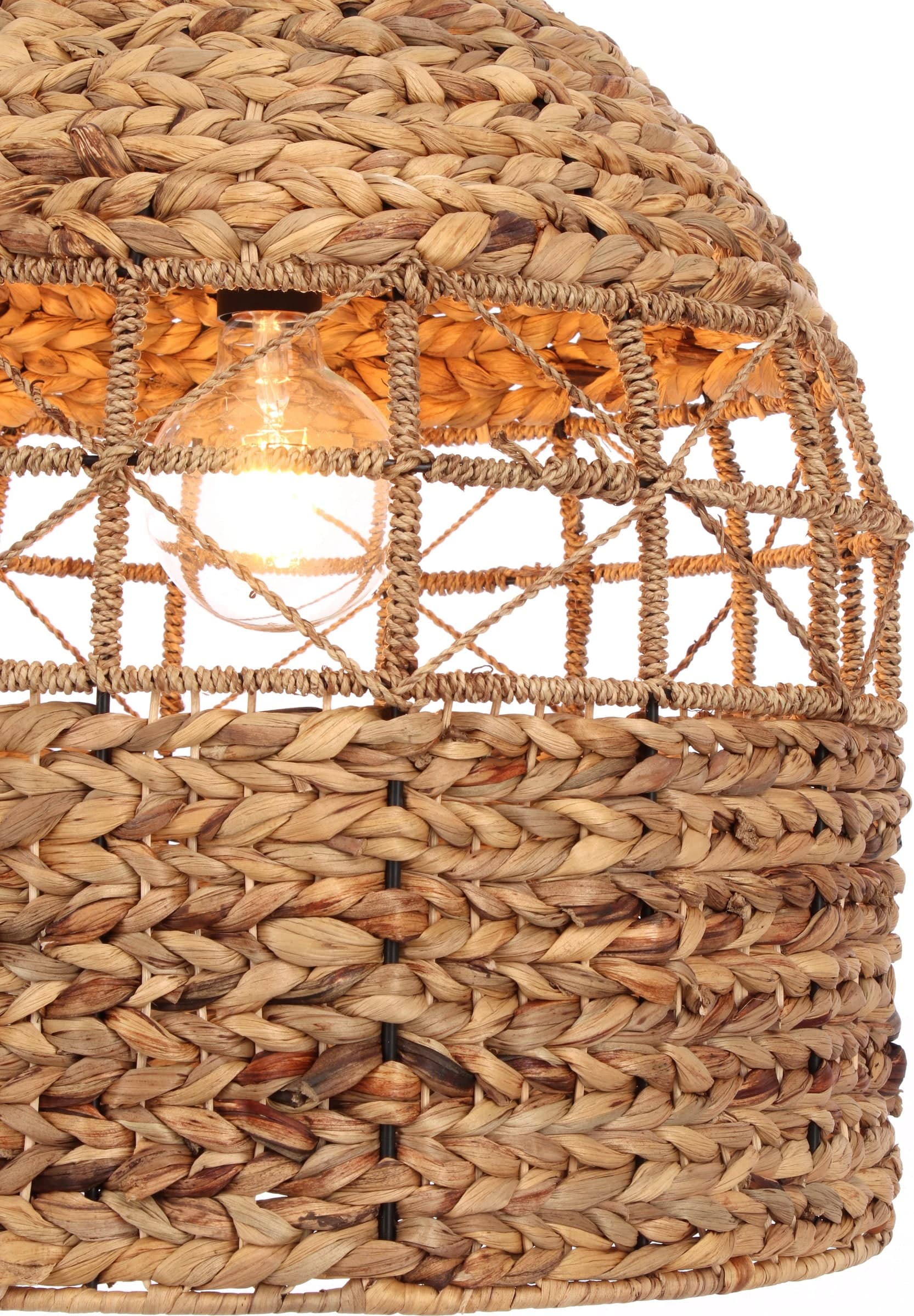 Lampadario "Malawi" in metallo e giacinto d'acqua d 45 cm in Lampade a sospensione Decor Space - Altamura, commercioVirtuoso.it