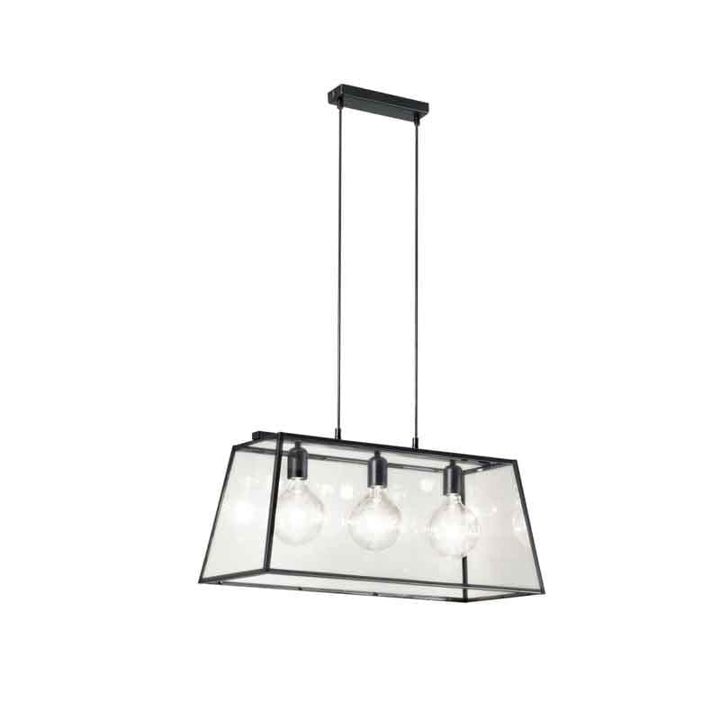 Perenz lampada a sospensione in metallo nero - 2