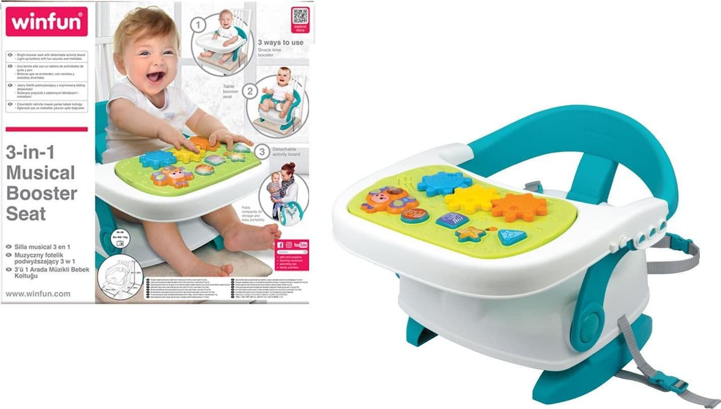Seggiolone Portatile Musicale 3in1 - 2