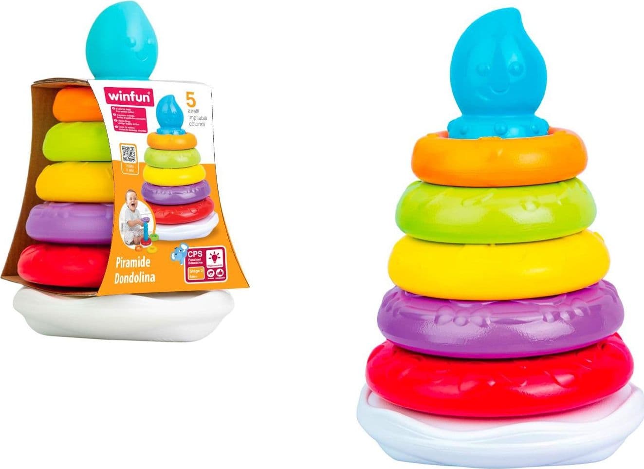 Piramide Dondolina Anelli Impilabili - 2