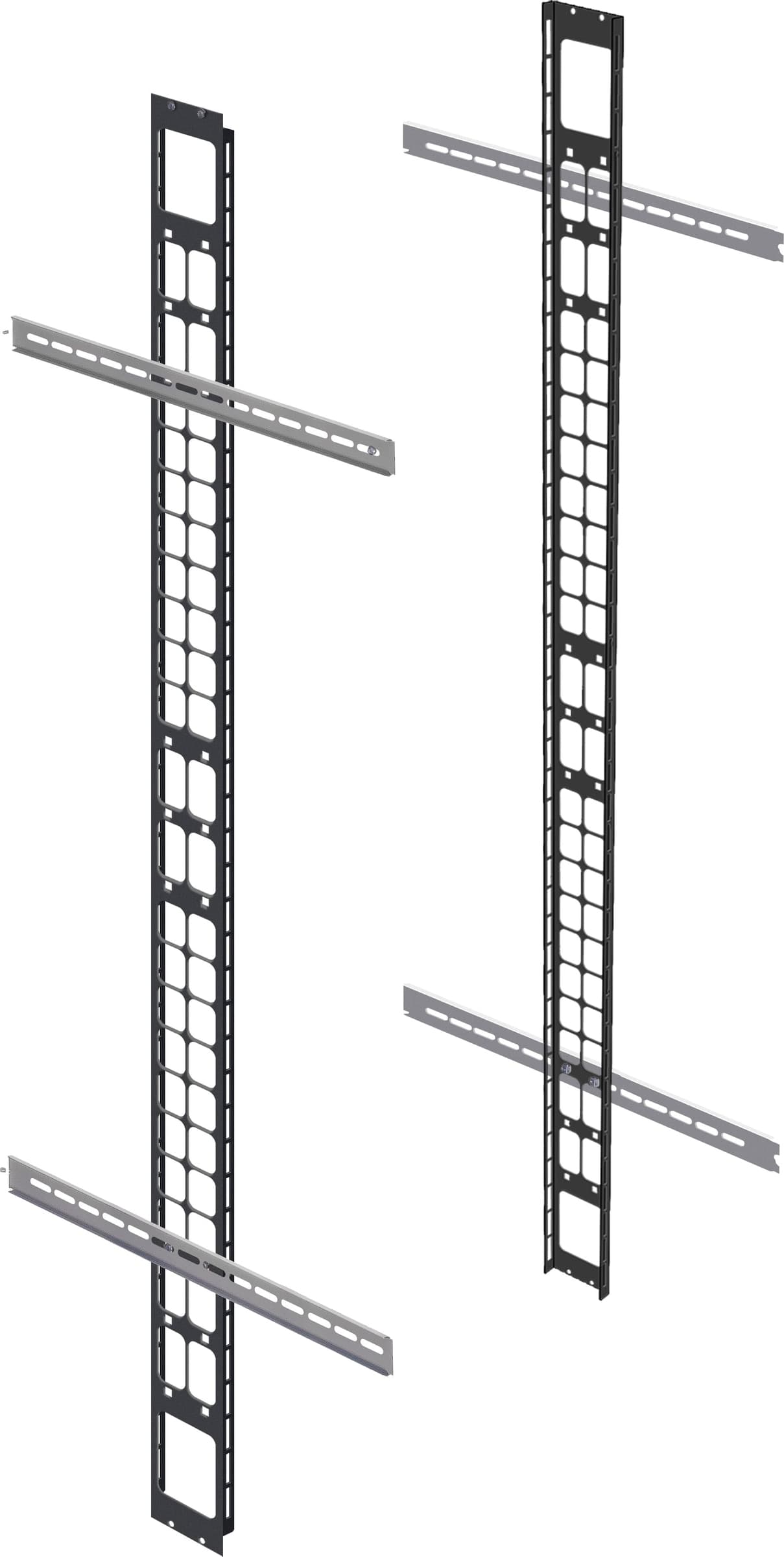 Canala Discesa Cavi per Armadi Rack 19'' Profondi 600 mm Nero - 4