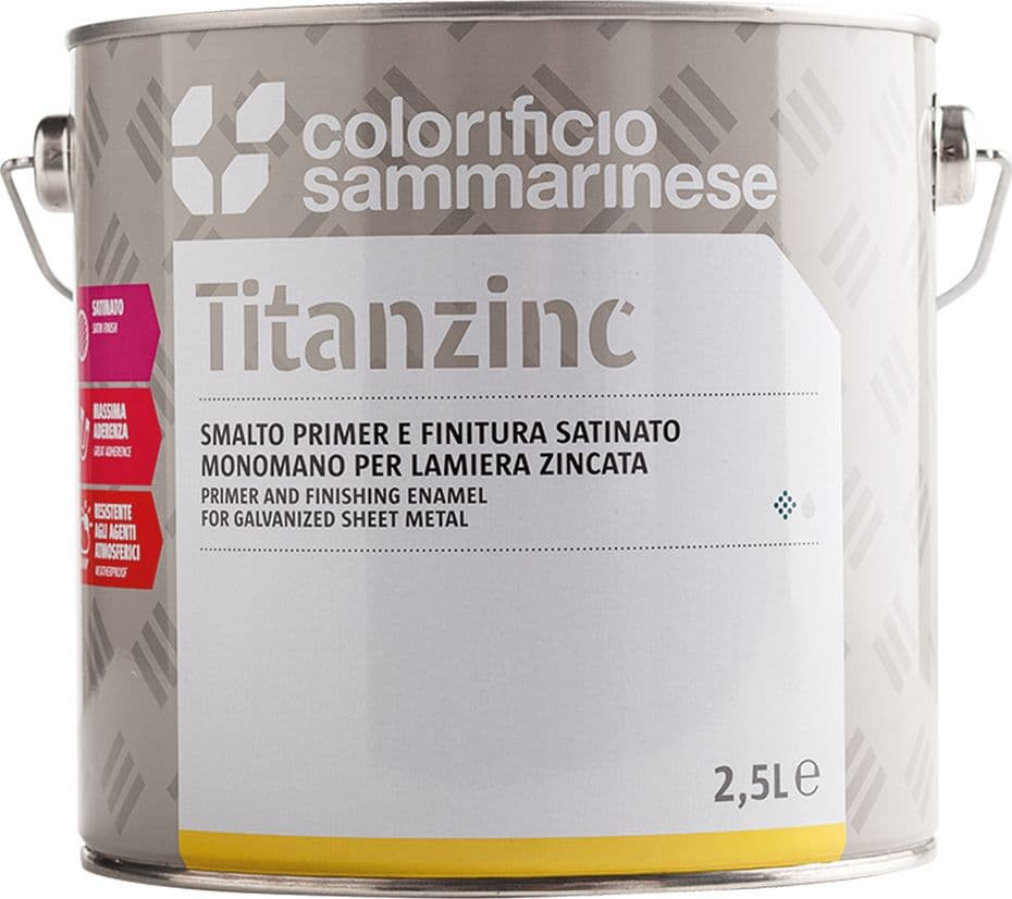 SMALTO SINTETICO RIEMPITIVO 'TITANZINC' Lt. 0,750 Bianco