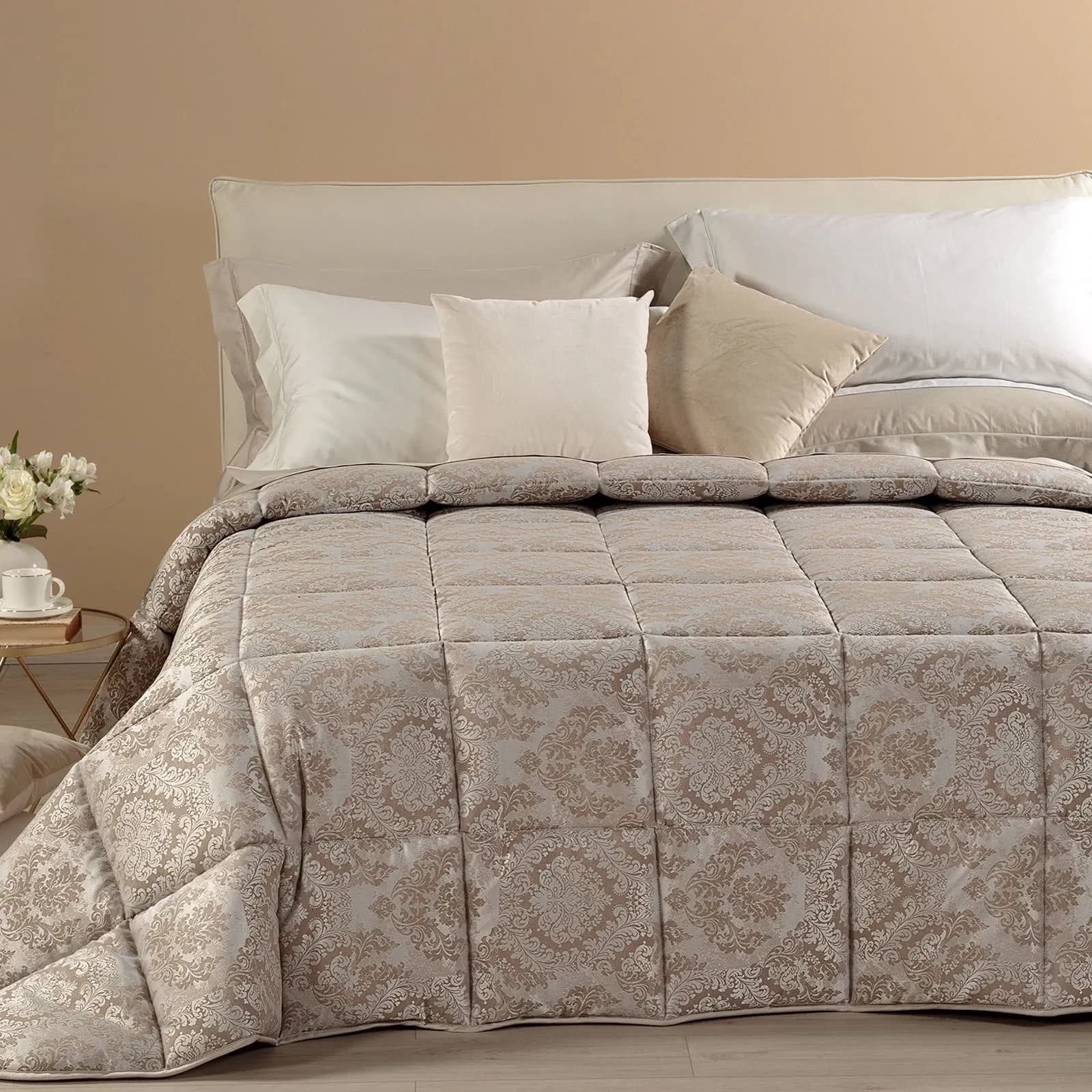 Trapunta Mida Matrimoniale in Raso Jacquard  300 gr/mq - Caleffi - 3