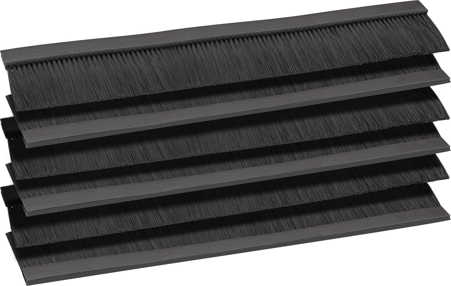 Sei Spazzole Ingresso Cavi per Armadio Rack 380 mm - 12