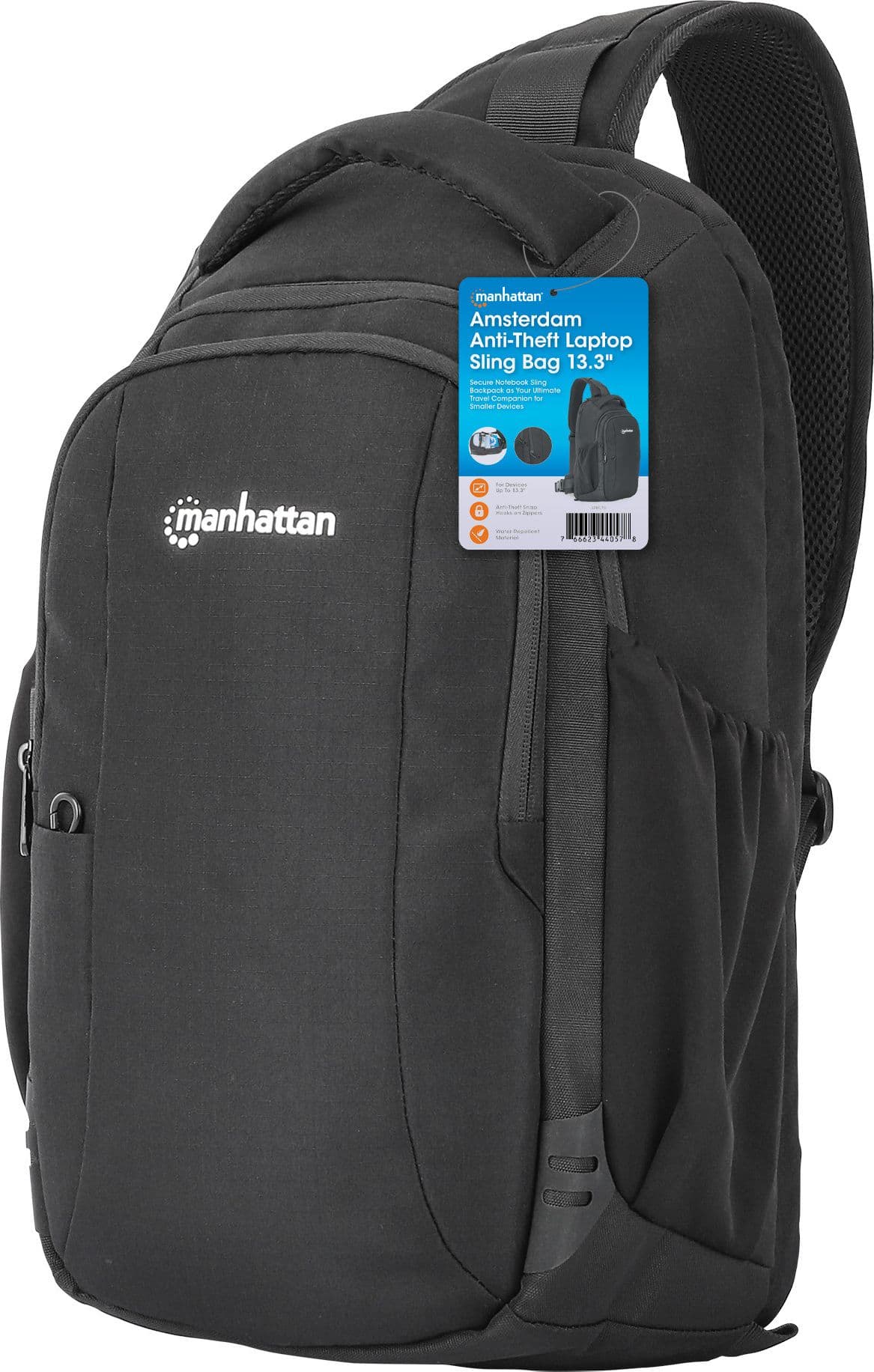 Borsa a Tracolla Monospalla per Laptop 13.3'' Amsterdam Antifurto - 11