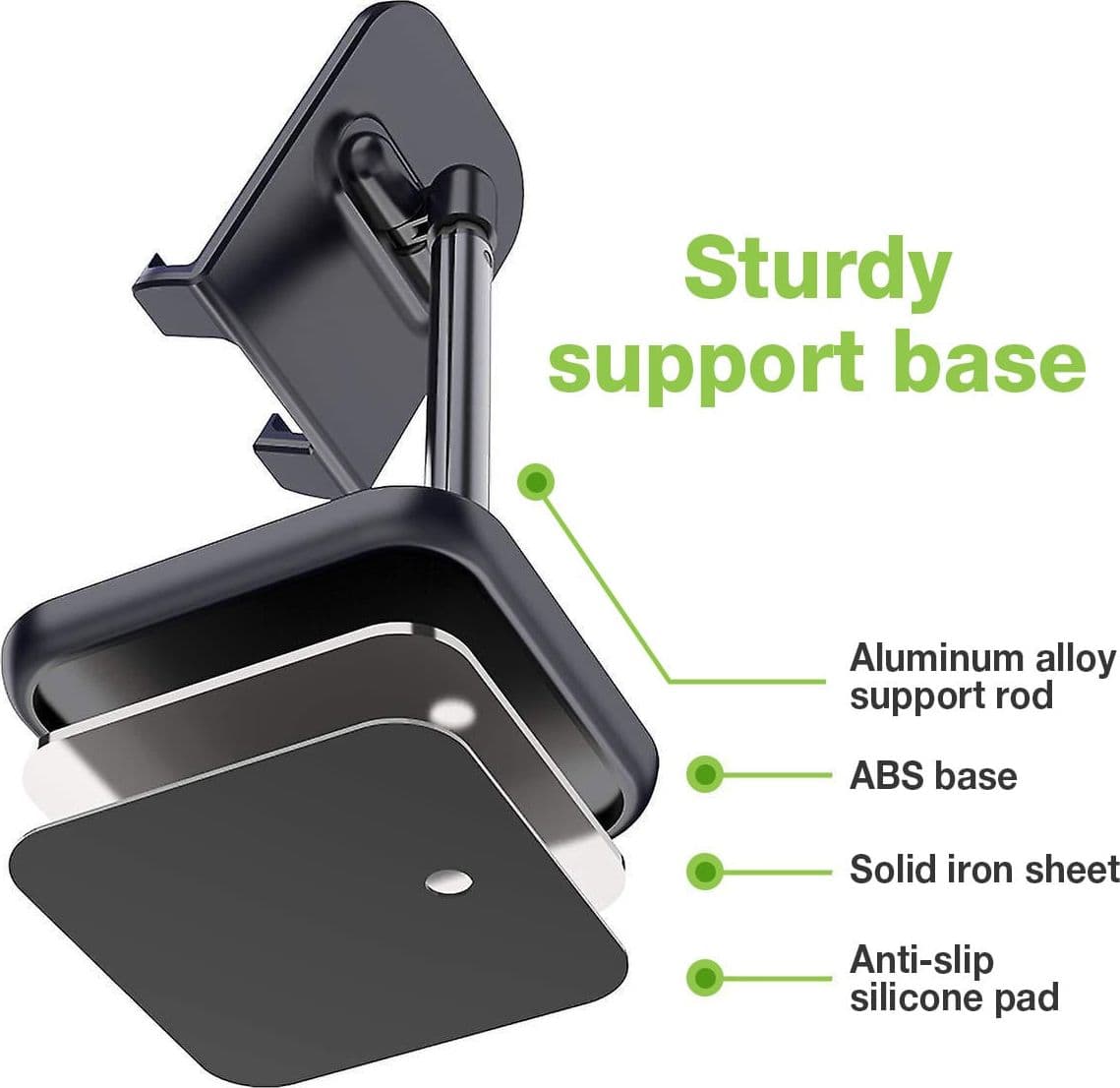 Supporto Universale Porta Smartphone e Tablet ad Altezza Regolabile - 14