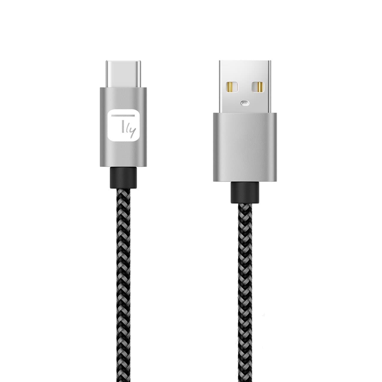 Cavo USB A Maschio 2.0 / USB-C&trade Maschio 3A 0,5 m Alluminio - 12