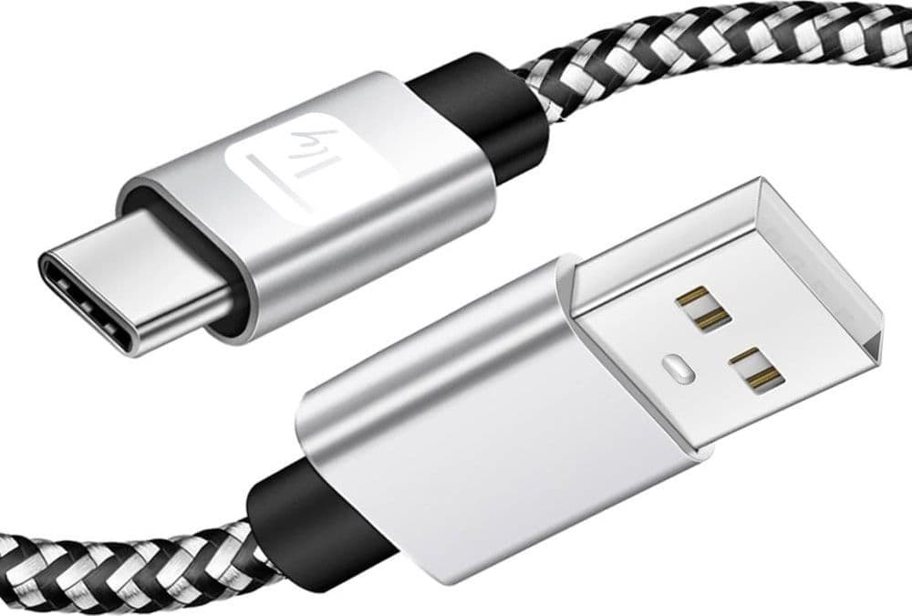 Cavo USB A Maschio 2.0 / USB-C&trade Maschio 3A 0,5 m Alluminio - 17