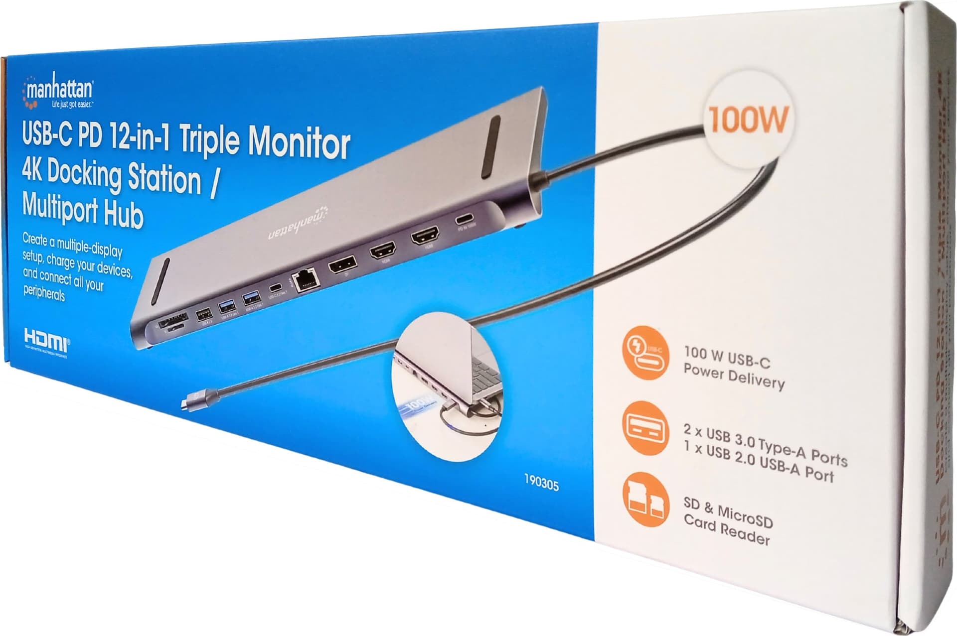 Docking Station USB-C&trade 12-in-1 4K Triplo Monitor con MST - 16