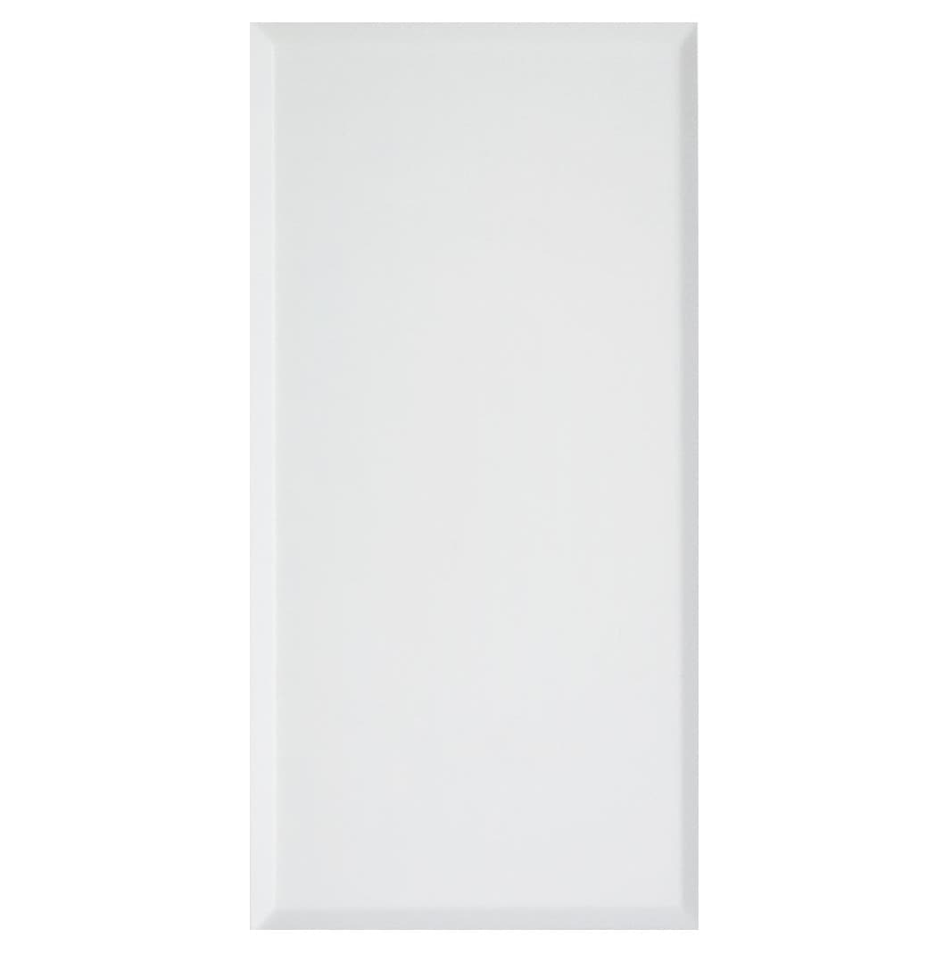 WHITEK S44 Tappo Copriforo 1 Modulo Bianco Opaco - 3