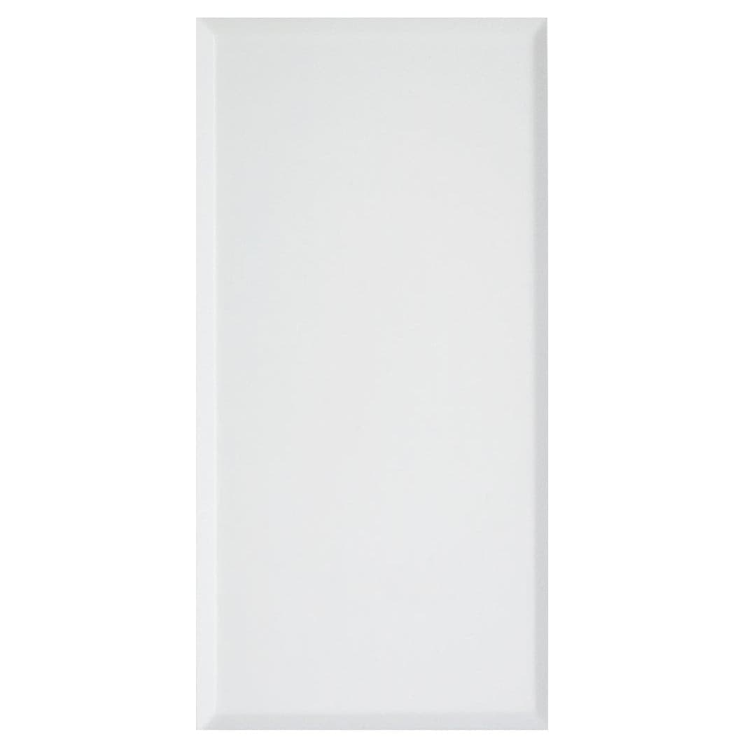 WHITEK S44 Tappo Copriforo 1 Modulo Bianco Opaco - 4