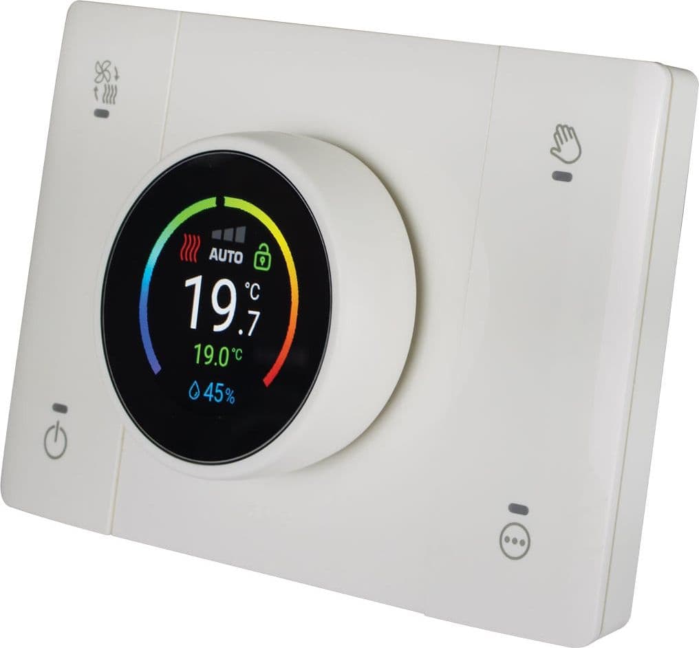 WHITEK T44 Cronotermostato WiFi Smart Connesso Rilevatore Umidit&agrave Ambiente Bianco - 7