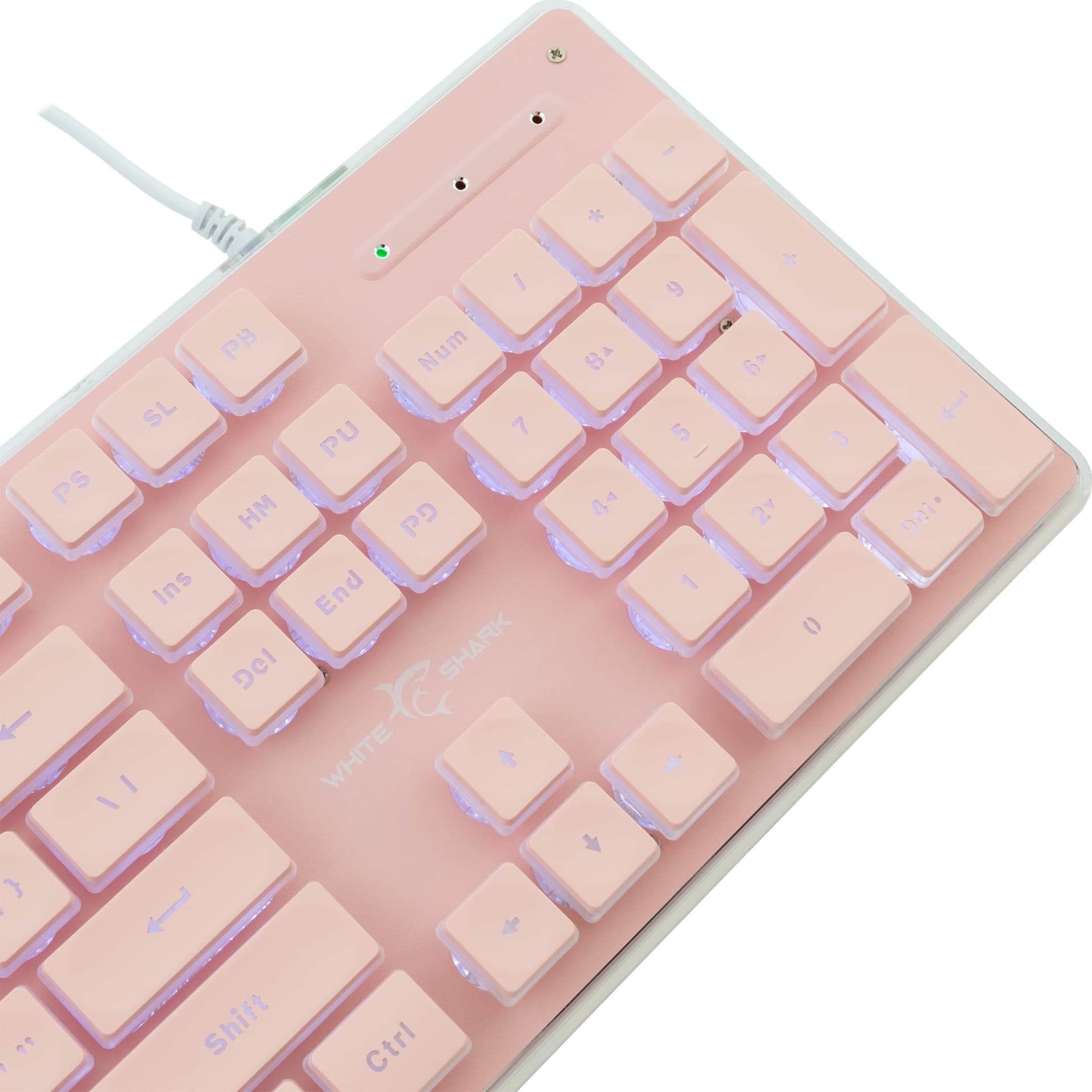 Tastiera Gaming USB 104 Tasti con Retroilluminazione LED Rosa - 15