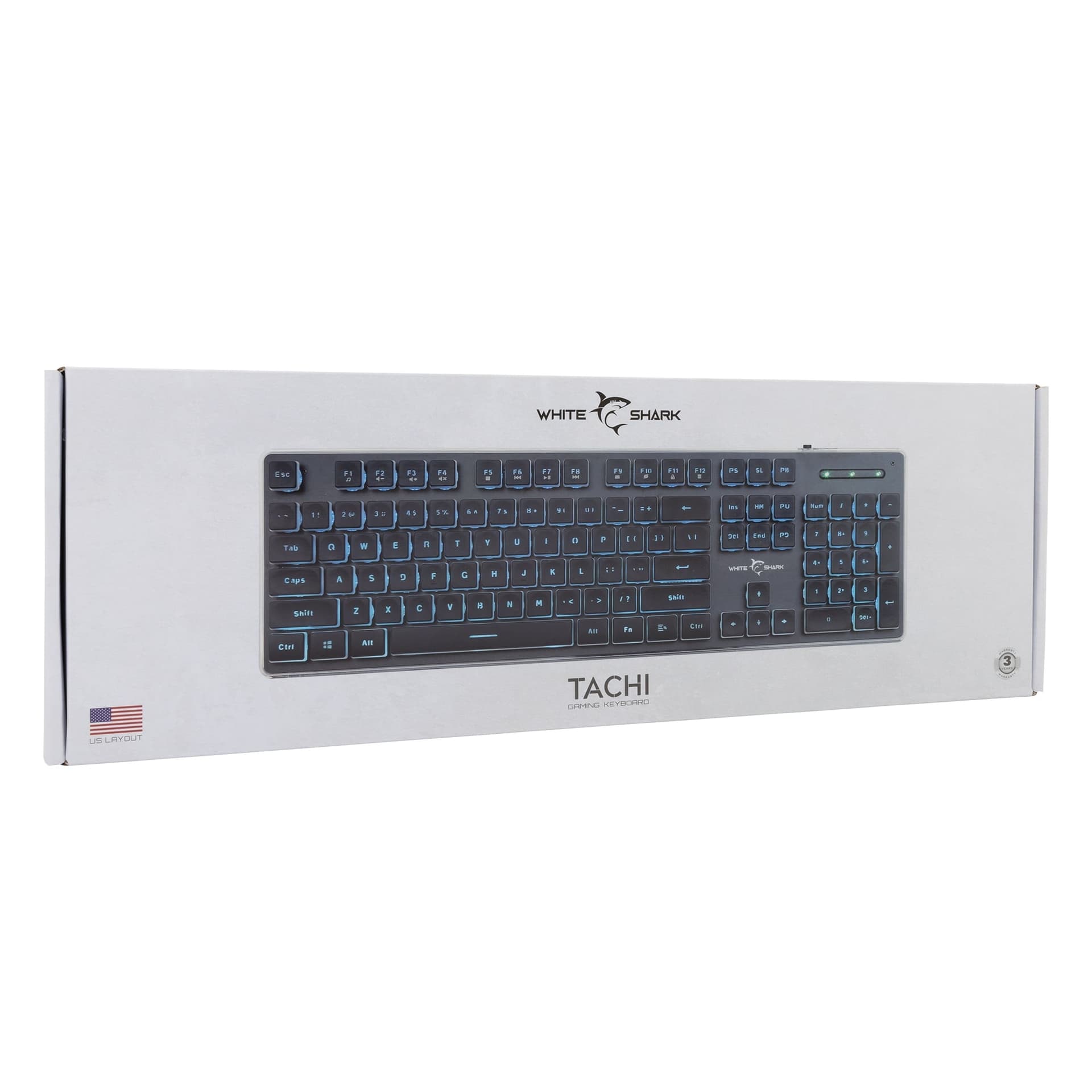 Tastiera Gaming USB 104 Tasti con Retroilluminazione LED Nero - 13