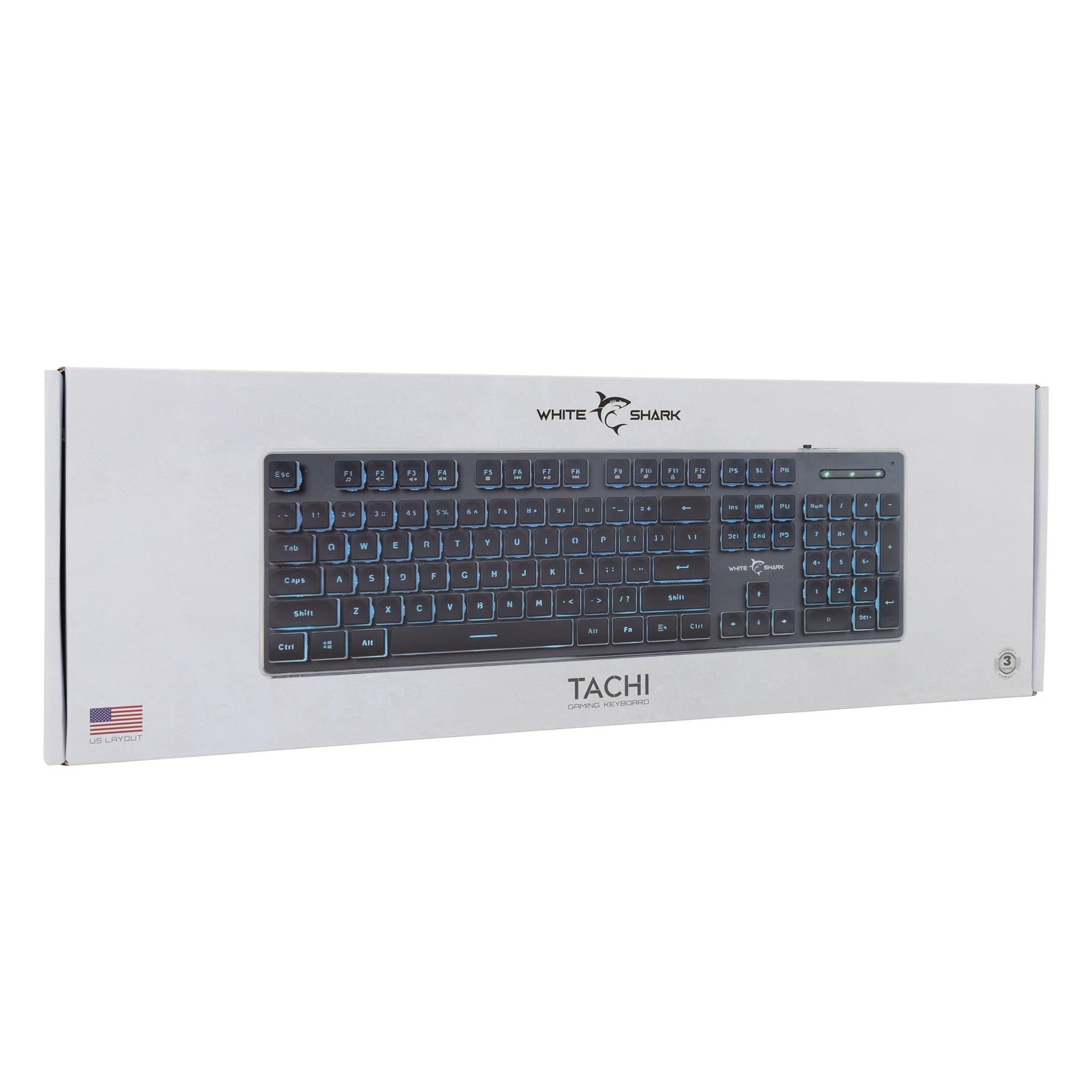 Tastiera Gaming USB 104 Tasti con Retroilluminazione LED Nero - 8