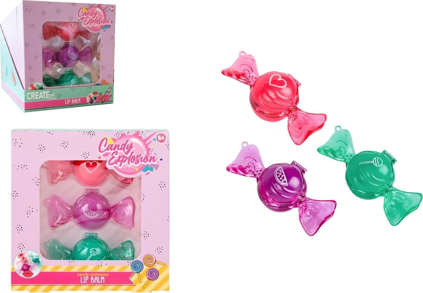 Create it Candy Caramelle Lip Balm 3pz - 3