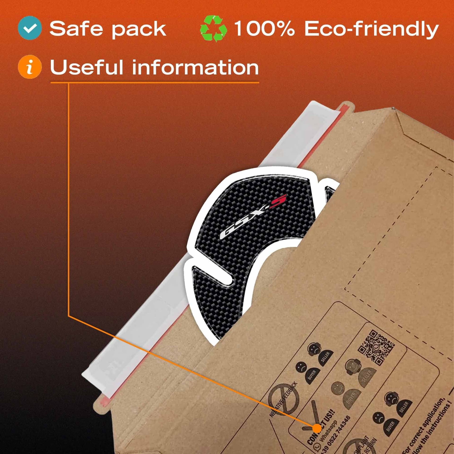 Adesivo 3D Protezione Chiave Accensione compatibile con Suzuki GSX-S 1000 - 5