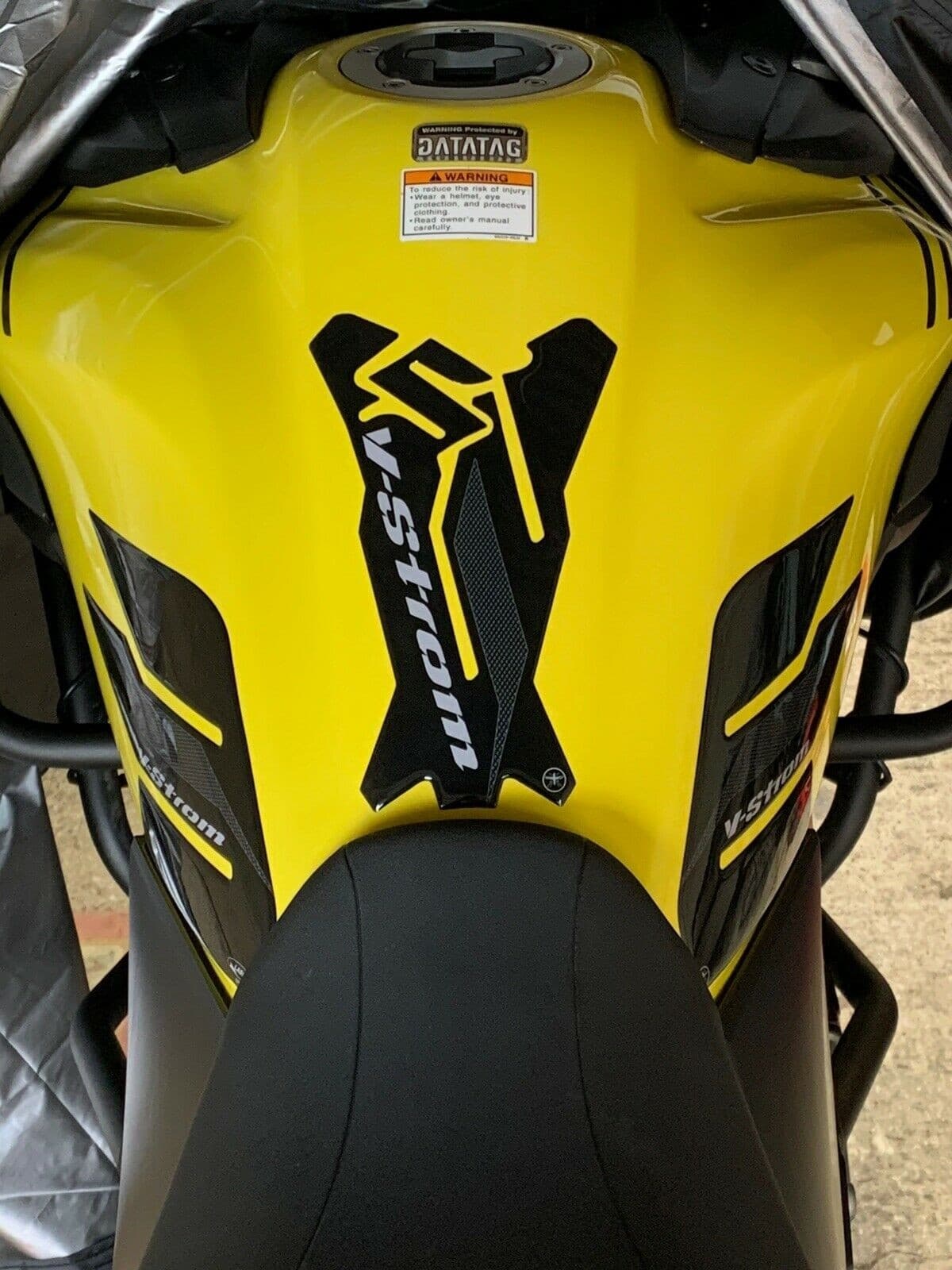 Kit 3 Adesivi Protezioni Serbatoio compatibile con Suzuki V-Strom 650 17-25 - 5