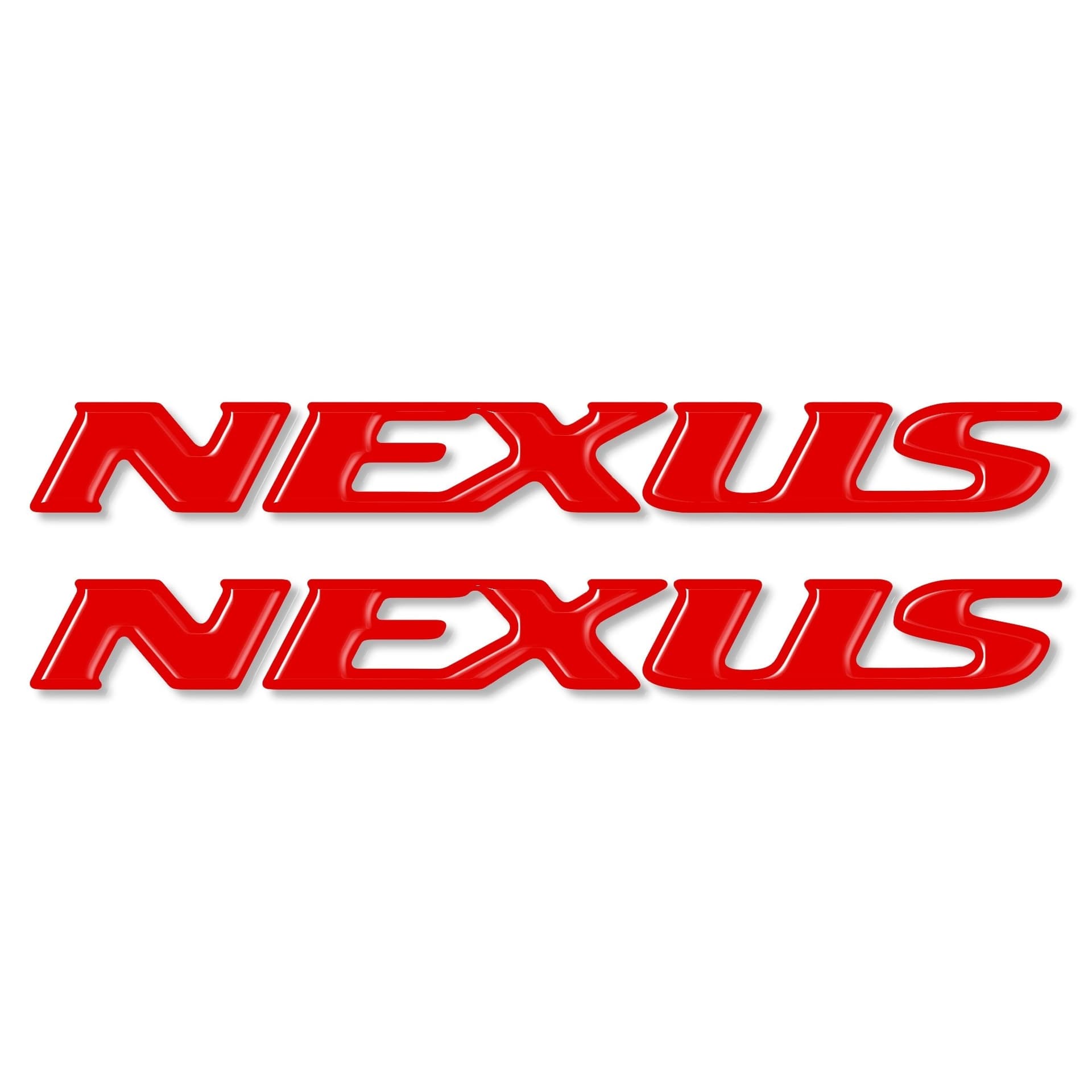 2 Adesivi Stickers in Resina 3D Scritta Nexus Compatibili per Scooter Gilera - 5