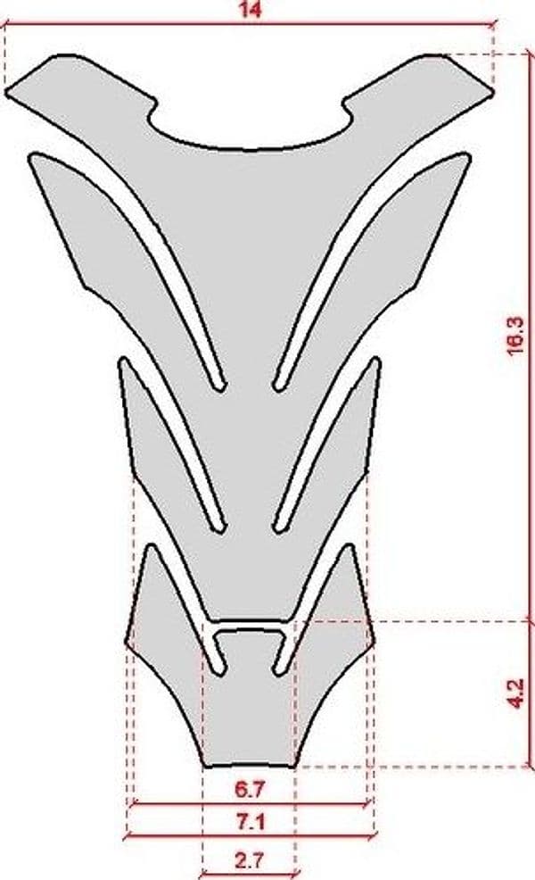 PARASERBATOIO in GEL 3D BLU PROTEZIONE SERBATOIO compatibile per MOTO GSXR GSX-R - 2
