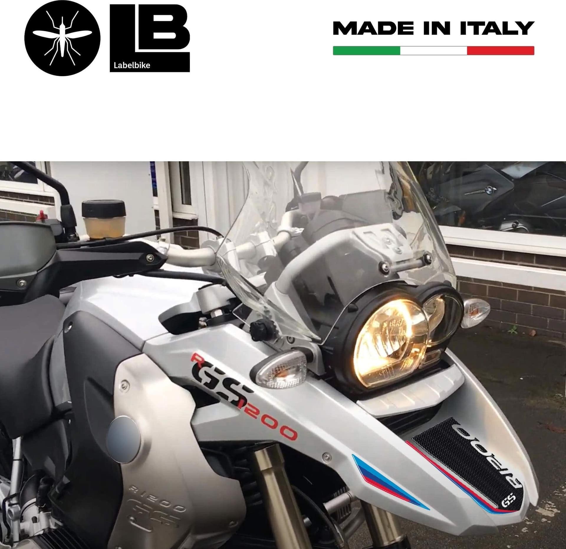 Kit Adesivi Gel Protezione Rally Puntale compatibile con Bmw Gs R1200 2008-2012 - 2