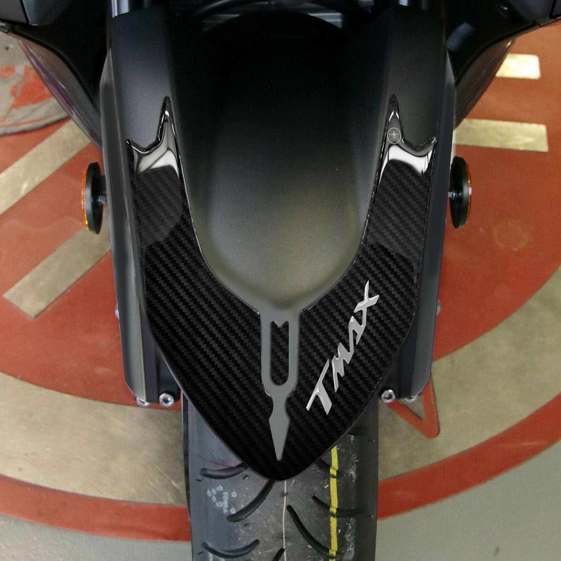 ADESIVO-STICKER GEL 3D parafango compatibile SCOOTER YAMAHA TMAX 530 2017-2019 - 3
