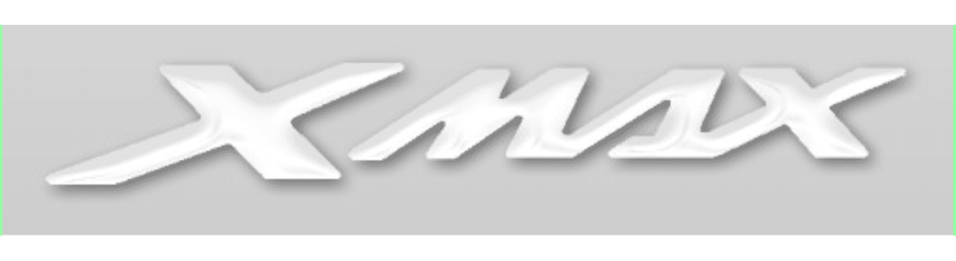 2 ADESIVI/STICKERS 3D SCRITTA XMAX compatibili per SCOOTER YAMAHA X MAX 2010-2026 - 7