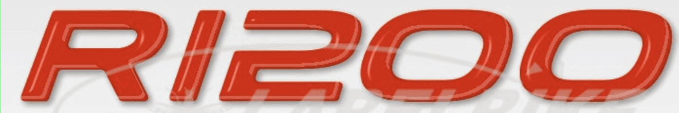 2 Adesivi in Resina Gel Scritte R1200 compatibili con Bmw Gs - Stickers 3D - 4
