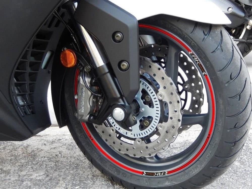KIT STRISCE ADESIVE per CERCHI compatibili per SCOOTER AK 550 KYMCO AK550 NEW - 6