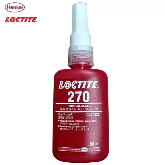 LOCTITE 270 50ML Frenafiletti alta resistenza serraggio sigillo permanente industriale - 2