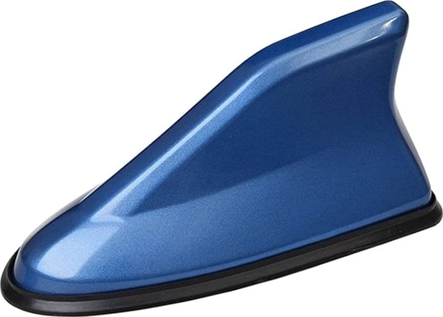 antenna pinna shark blu auto tetto segnale radio universale tuning AM-FM-DAB+ - 2