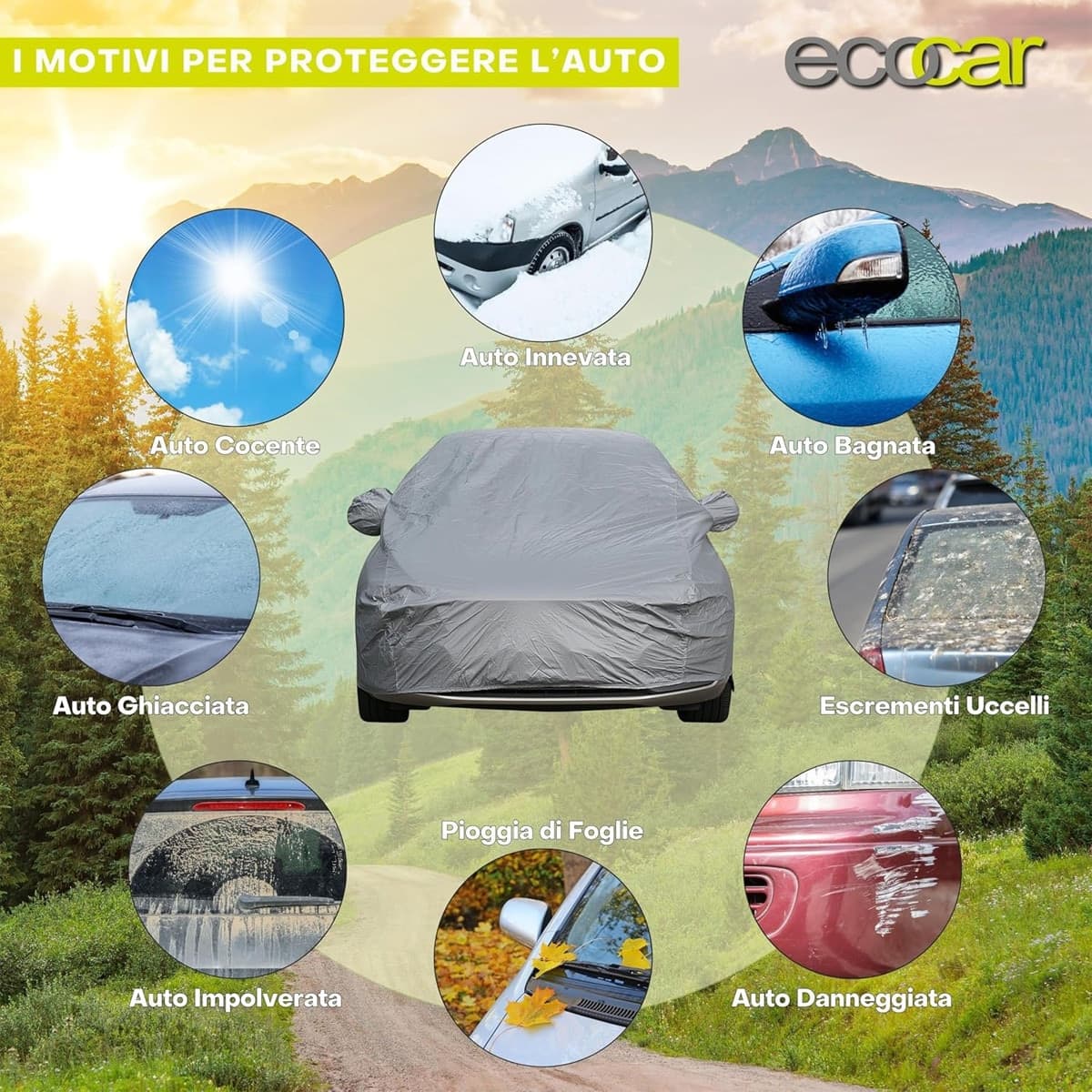 Ecocar - Telo Copriauto da Esterno Per Auto - 6