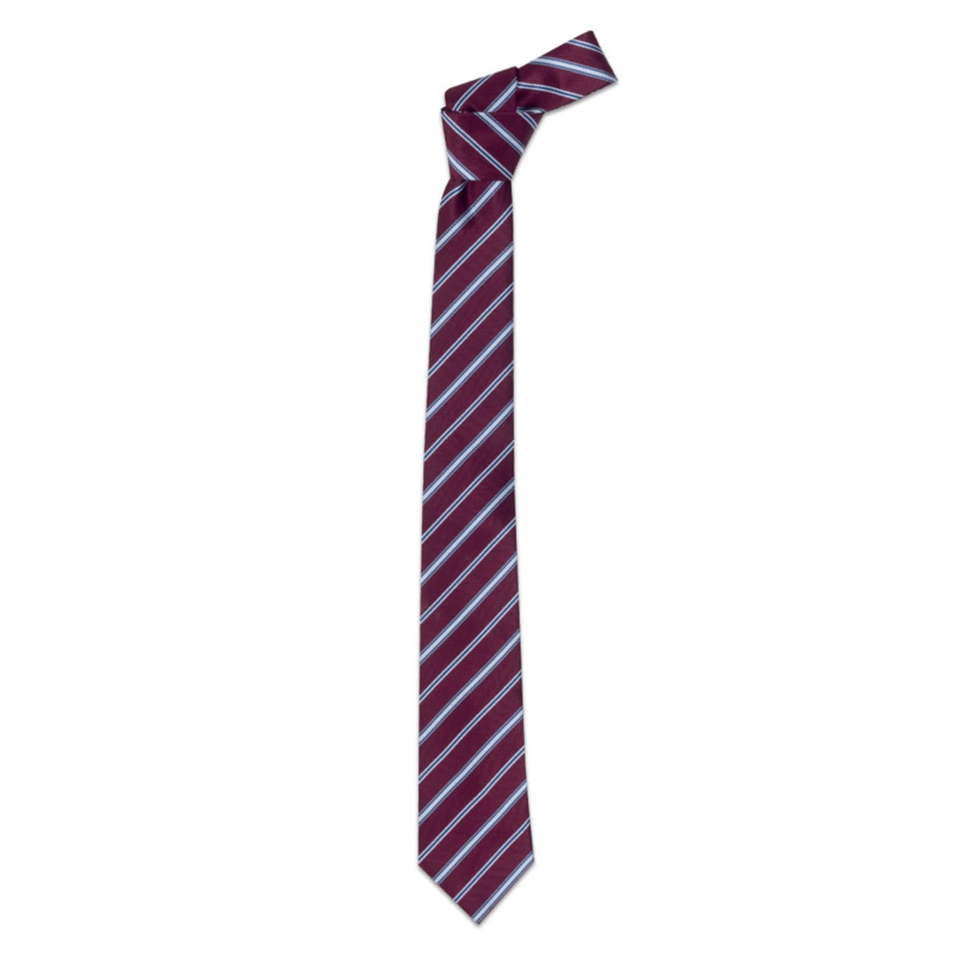 Cravatta Classica Bordeaux Rigato - 2