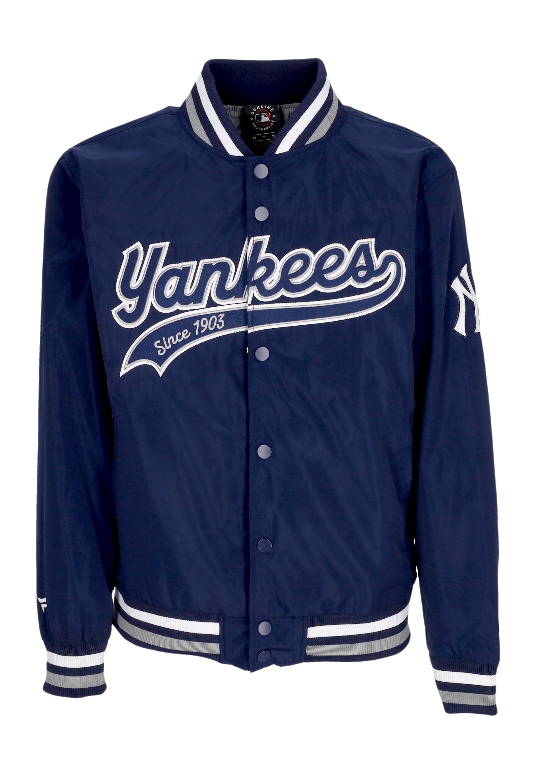 FANATICS BRANDED Giubbotto Bomber Uomo Mlb Sateen Jacket Neyyan Original Team Colors - 5