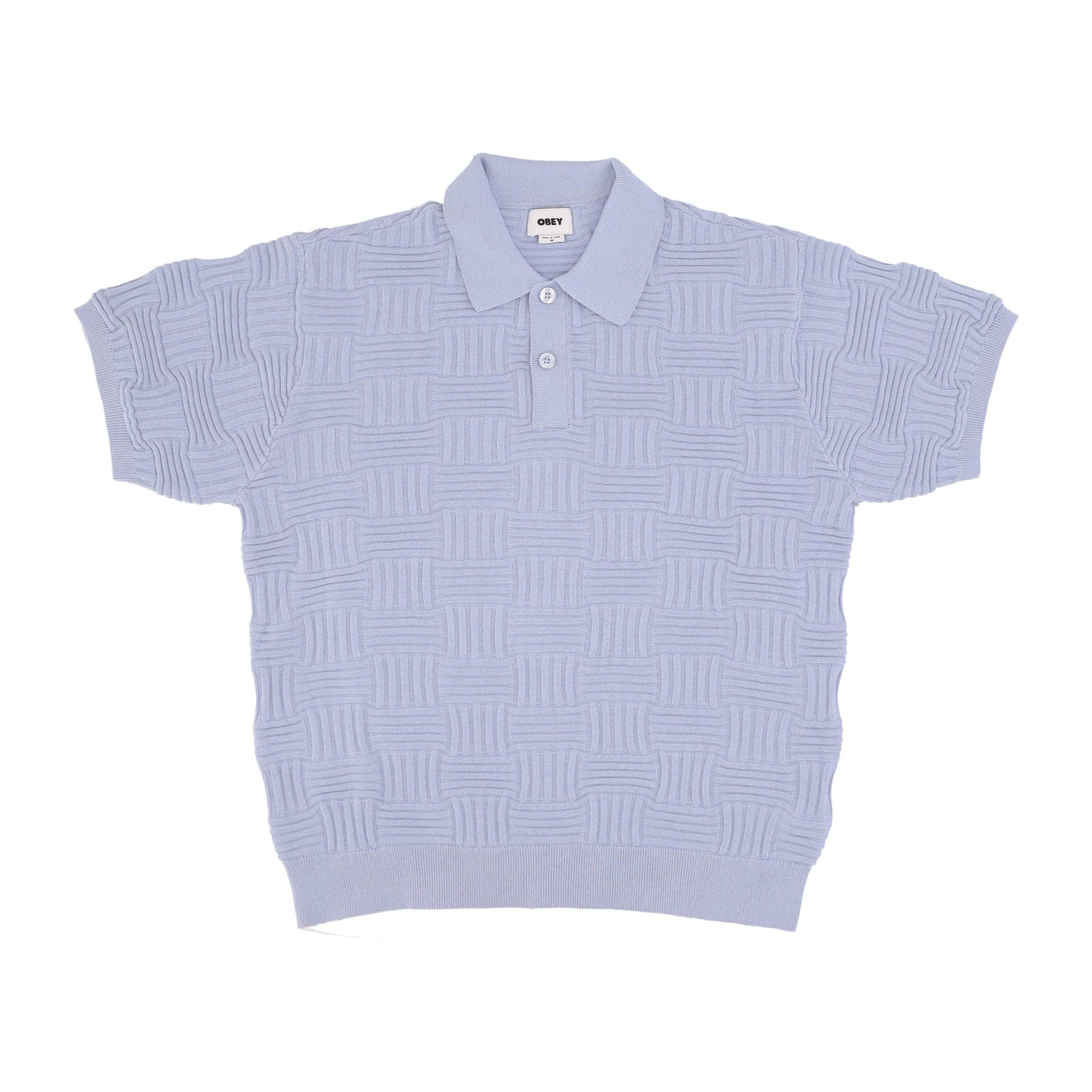 OBEY Polo Manica Corta Uomo Alfred Polo Sweater Hydrangea - 5